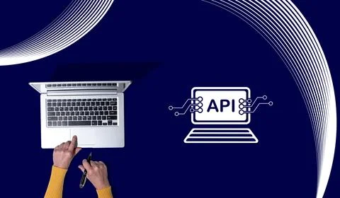 Concept of api Stock Photos
