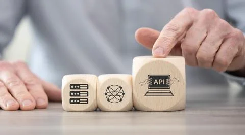 Concept of api Foto stock