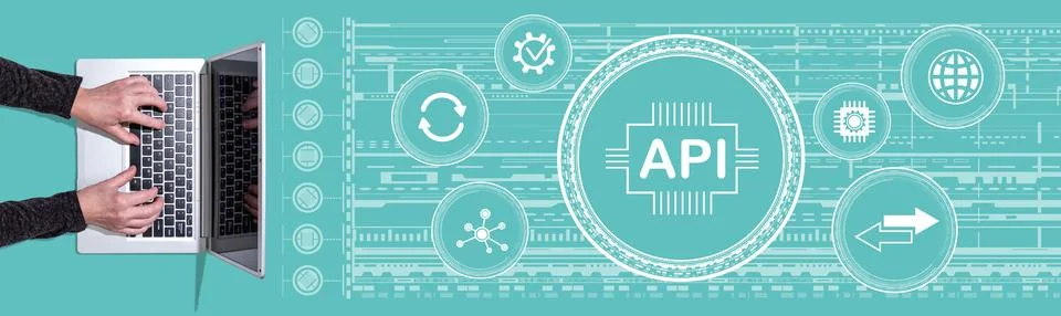 Concept of api Foto stock