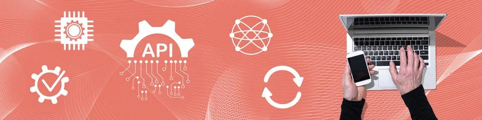 Concept of api Foto stock