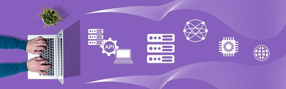 Concept of api Foto stock