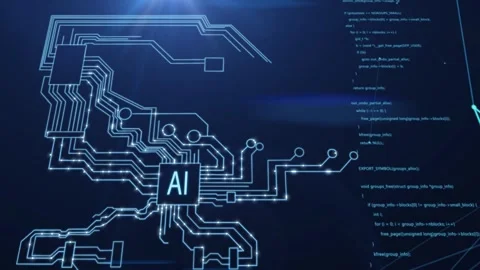 The concept of artificial intelligence and machine learning in human daily li Stock Footage 246639023