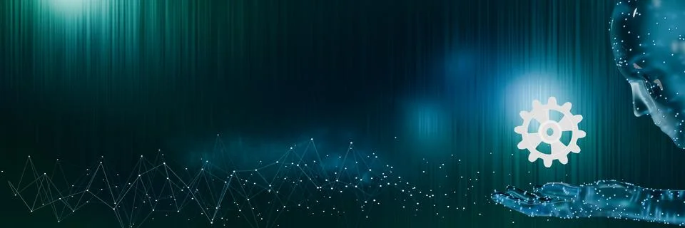 Concept of artificial intelligence development イラスト素材