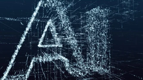 The concept of artificial intelligence. Vídeos de archivo 120749526