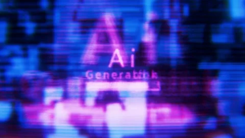 The concept of artificial intelligence that generates code Stock Footage 340910313
