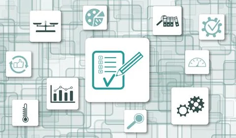Concept of assessment Stock Illustration