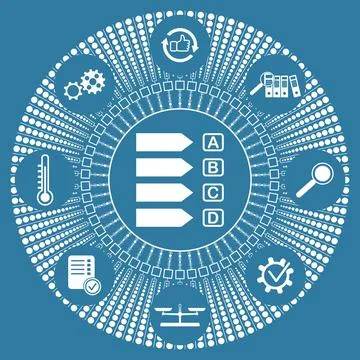 Concept of assessment Stock Illustration