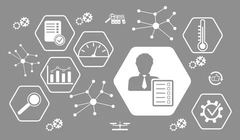 Concept of assessment Stock Illustration