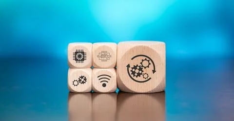 Concept of automation Stock Photos