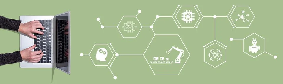 Concept of automation Stock Photos