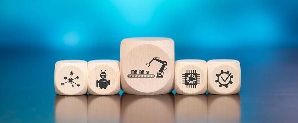 Concept of automation 스톡 사진