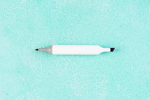 Concept back to school. Different supplies for sketch. School accessories. Stock Photos