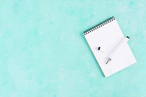 Concept back to school. Different supplies for sketch. School accessories. Stock Photos