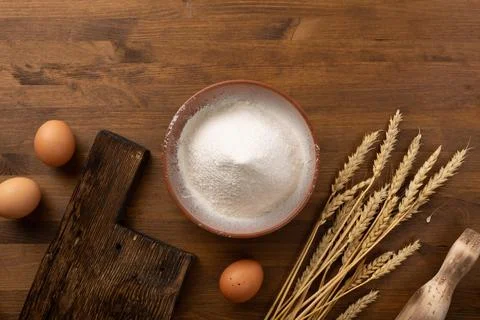Concept of bakery and bread baking Фото