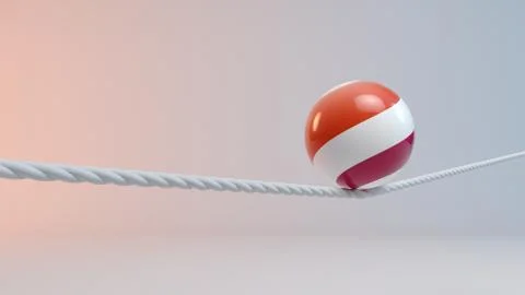 Concept of balance and stability Stock Illustration
