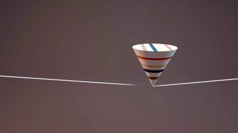 Concept of balance and stability Stock Illustration