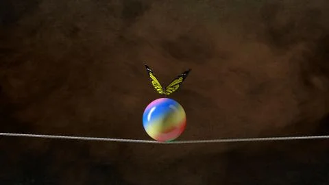 Concept of balance and stability Stock Illustration