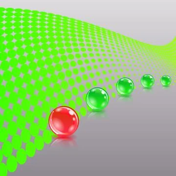 Concept with ball Stock Illustration