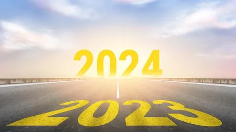 Concept banner of change of year Stock Illustration