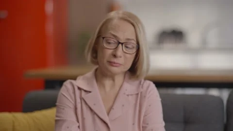 The concept of being restless, thinking. Stock Footage 148601577