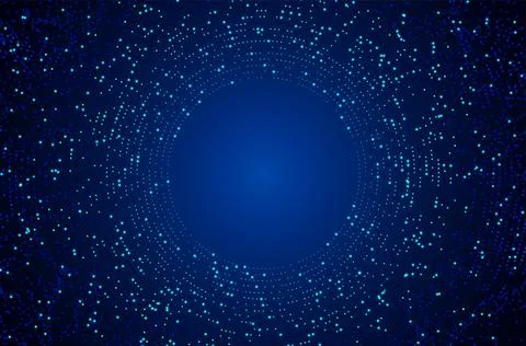 Concept of big data or digital transformation Illustrazione stock