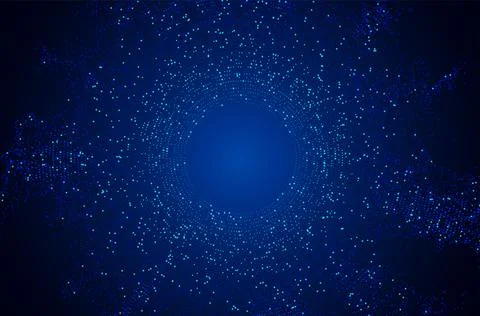 Concept of big data or digital transformation Illustrazione stock