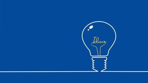 The concept of a big idea. Creative light bulb. Inspiring effective ideas イラスト素材