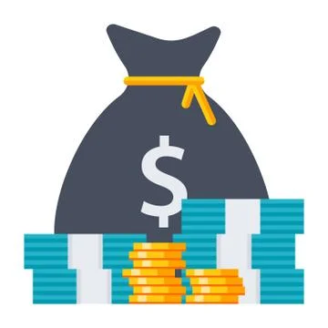 Concept of big money Stock Illustration