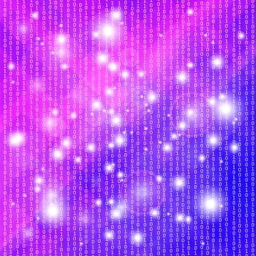 Concept Binary Code Numbers. Stockillustratie