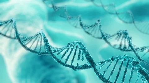 Concept of biochemistry with DNA molecule Stock Footage 101683484