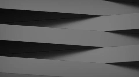 Concept black design rectangular frames 3d illustration renderings Stock Illustration