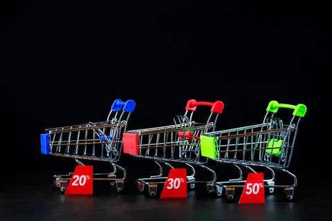 The concept of black Friday Stock Photos