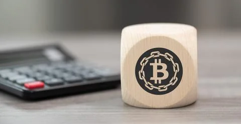 Concept of blockchain 写真素材