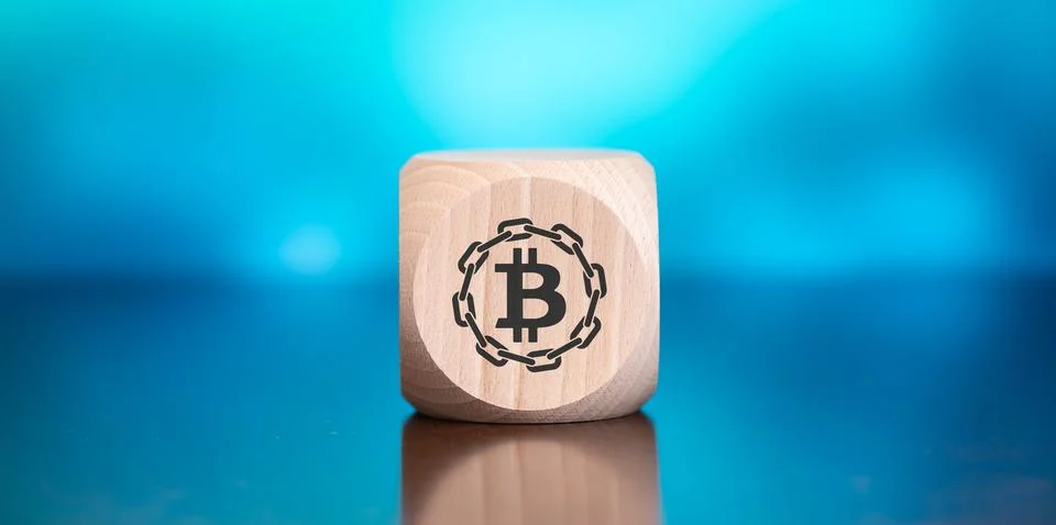 Concept of blockchain 写真素材