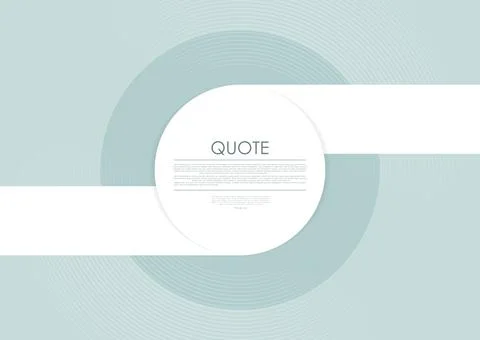 Concept blue minimal geometric design with abstract circles and stripes Stock Illustration