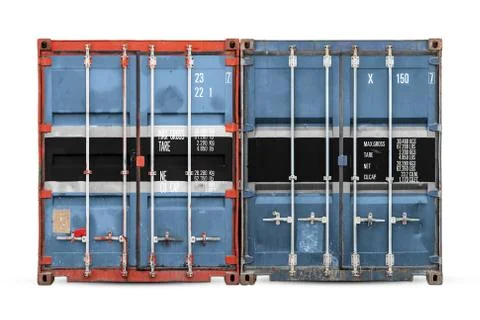 The concept of Botswana export-import and national delivery of goods. Close-u 스톡 사진