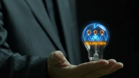 Concept for brainstorming. 스톡 동영상 276488979