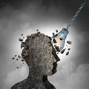 Concept Of Brainstorming Stock Illustration