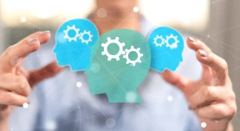 Concept of brainstorming Stock-Fotos