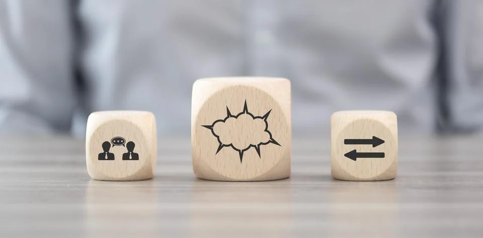 Concept of brainstorming Stock-Fotos