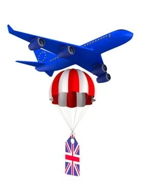 Concept brexit on white background. Isolated 3D illustration Illustrazione stock