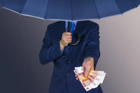 The concept of bribery and corruption Stock Photos