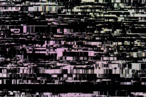 The concept of a broken TV background wave. Stock Photos