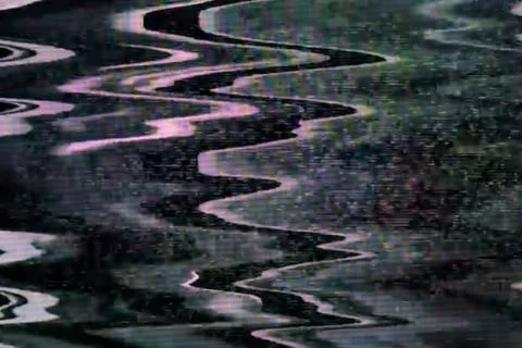 The concept of a broken TV background wave. Stock Photos