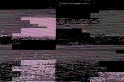 The concept of a broken TV background wave. Stock Photos