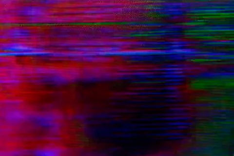 The concept of a broken TV background wave. Foto stock