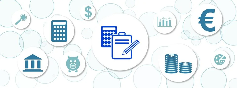 Concept of budget Stock Illustration