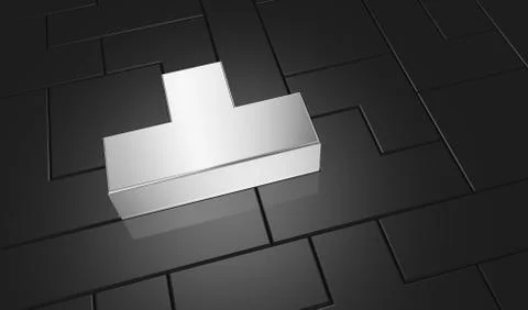 Concept of building and problem solving Stock Illustration