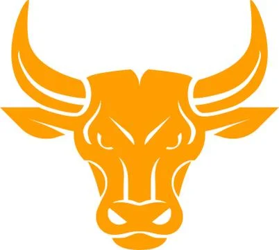 Concept of bull head vector illustration Design Stock Illustration