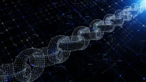 Concept business chain computer network 스톡 동영상 103634872